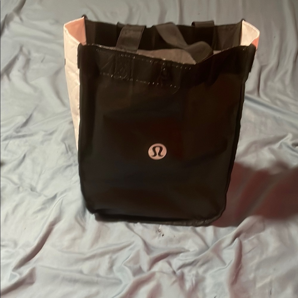 Lululemon Athletica Black Structured Tote Bag